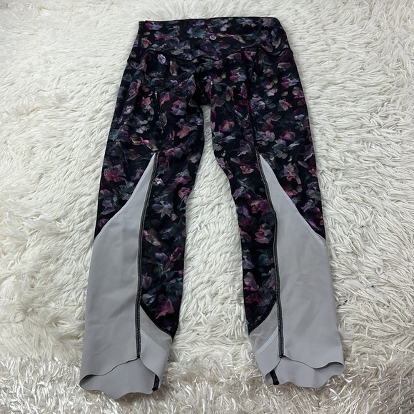 Lululemon Wunder Under Crop High-Rise *Roll Down Scallop Full-On Luxtreme 23" - Picture 5 of 6